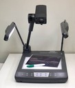 ELMO HV-5100XG: esta mesa de apresentação permite ao professor mostrar transparências, documentos e pequenos objetos, cuja imagem é captada para o vídeo.